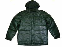 ySUPREMEzQUILTED@LEATHER@JACKET@GREEN